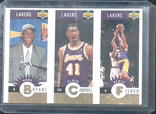 1996-97 Upper Deck Gold - Kobe Bryant/Elden Campbell/Derek Fisher