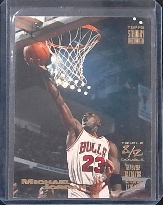 1993 Topps Stadium Club Triple Double NBA Finals Winner Prize Michael Jordan