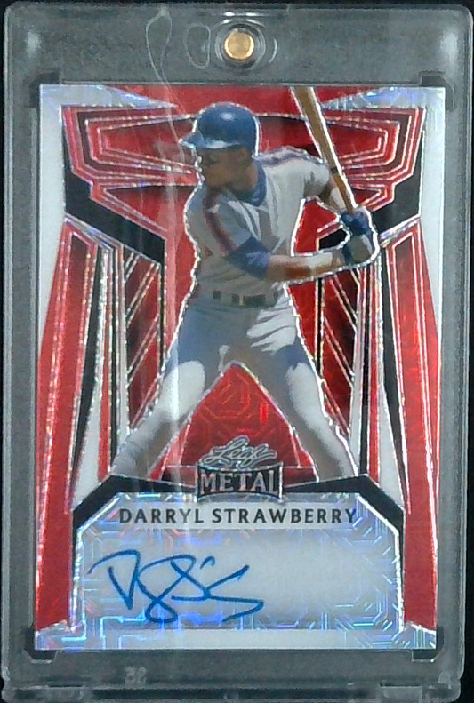 2023 Leaf Metal Darryl Strawberry Red 1/1