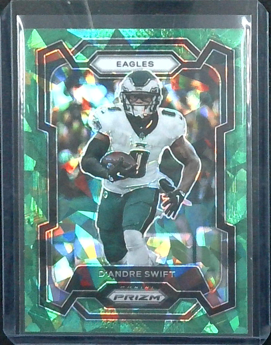D’Andre Swift 2023 Prizm Cracked Ice Green