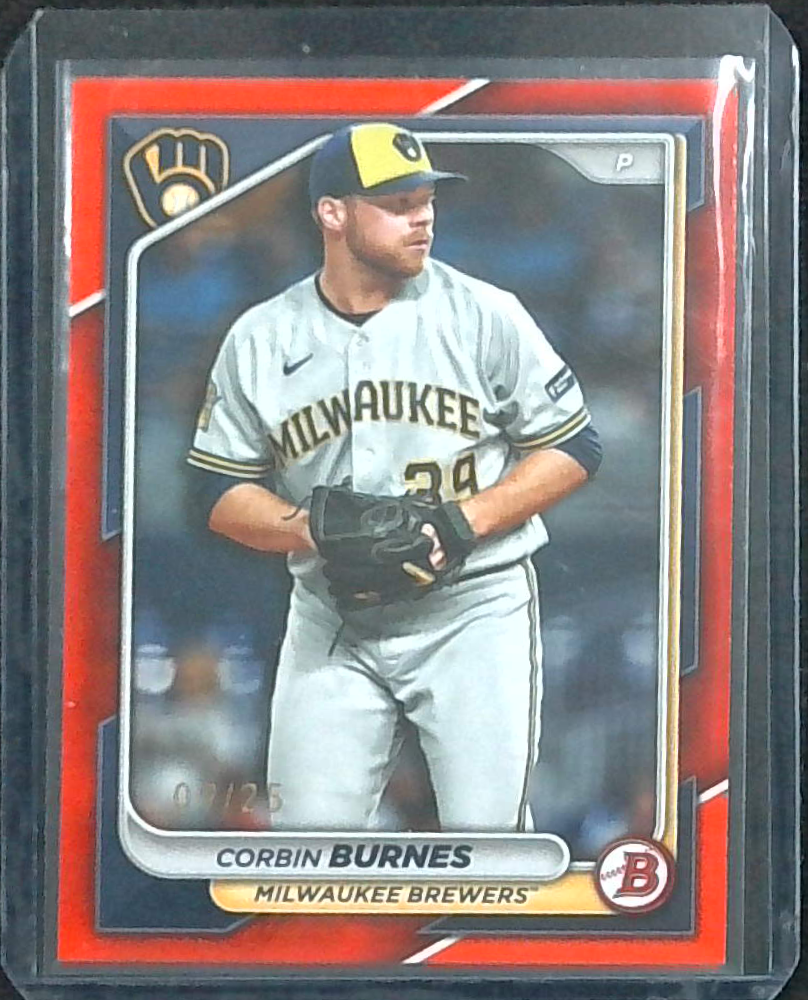 2024 Bowman Corbin Burnes Orange /25