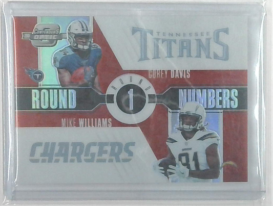 2017 Contenders Optic Mike Williams Corey Davis /49