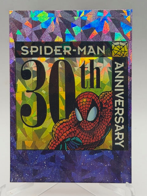 1992 Marvel Comic Images SPIDERMAN Holofoil P8 Stan, the Man 30th Anniversary