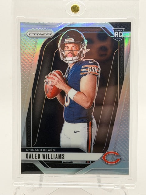 2024 Prizm Caleb Williams Rookie Variation Silver #1 Chicago Bears