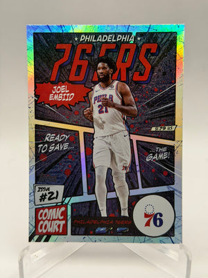 2025-26 Topps Joel Embiid - Comic Court - Case Hit SSP - #CC-8