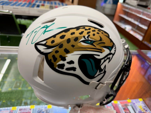 Trevor Lawrence Jacksonville Jaguars Autographed Riddell 2024 Alternate Speed Authentic Helmet