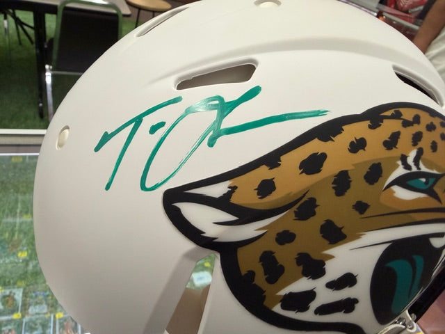 Trevor Lawrence Jacksonville Jaguars Autographed Riddell 2024 Alternate Speed Authentic Helmet