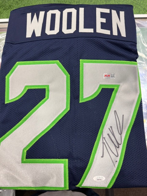 Tariq Woolen Autographed Signed Football Jersey JSA