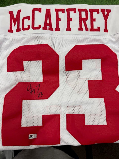 Christian McCaffrey Signed Jersey Global Authentic