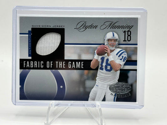 2006 Leaf Certified Materials Fabric of the Game Peyton Manning Patch 19/75