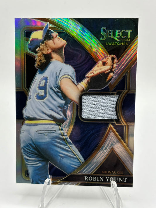 2023 Select Swatches Robin Yount Jersey Relic /49 Brewers