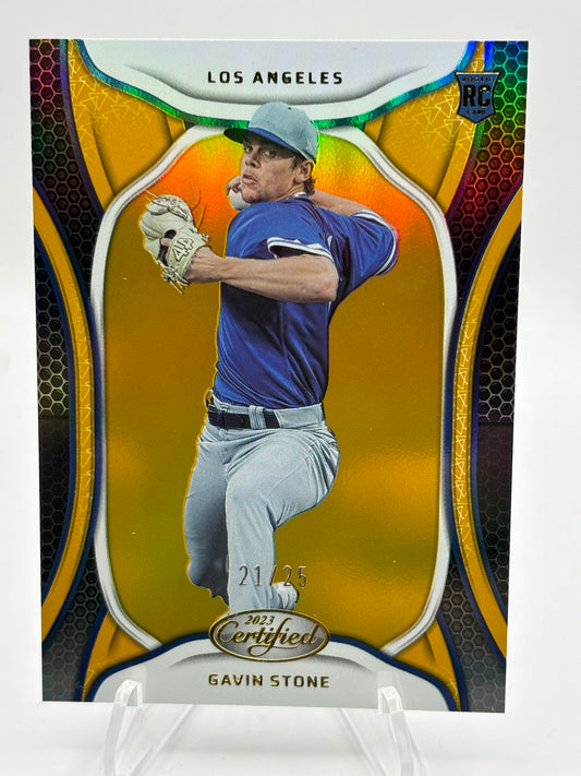 2023 Chronicles Certified Gavin Stone Gold Rookie /25