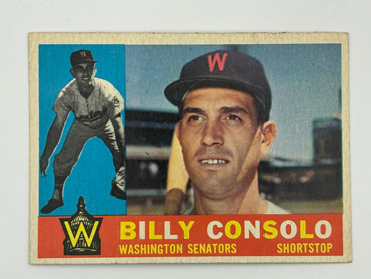 1960 Topps Billy Consolo 508 Washington Senators