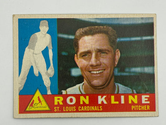 1960 Topps Ron Kline 197 Cardinals
