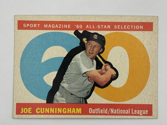 1960 Topps All Star Joe Cunningham 562 Cardinals