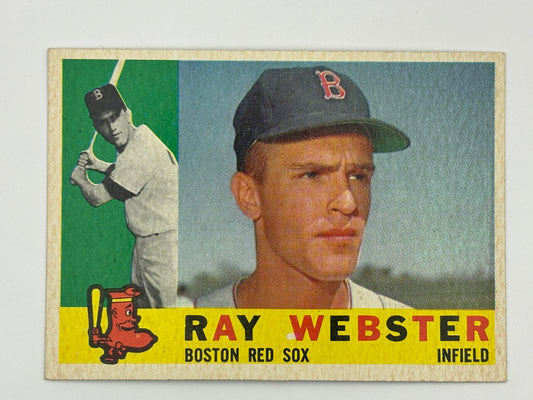 1960 Topps Ray Webster 452 Red Sox