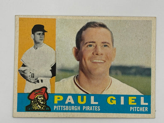 1960 Topps Paul Giel 526 Pirates