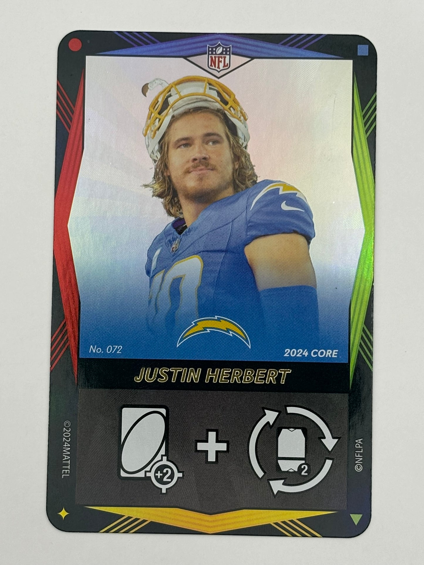 Justin Herbert UNO ELITE NFL VeeCon Exclusive GOLD Foil SP LE Chargers