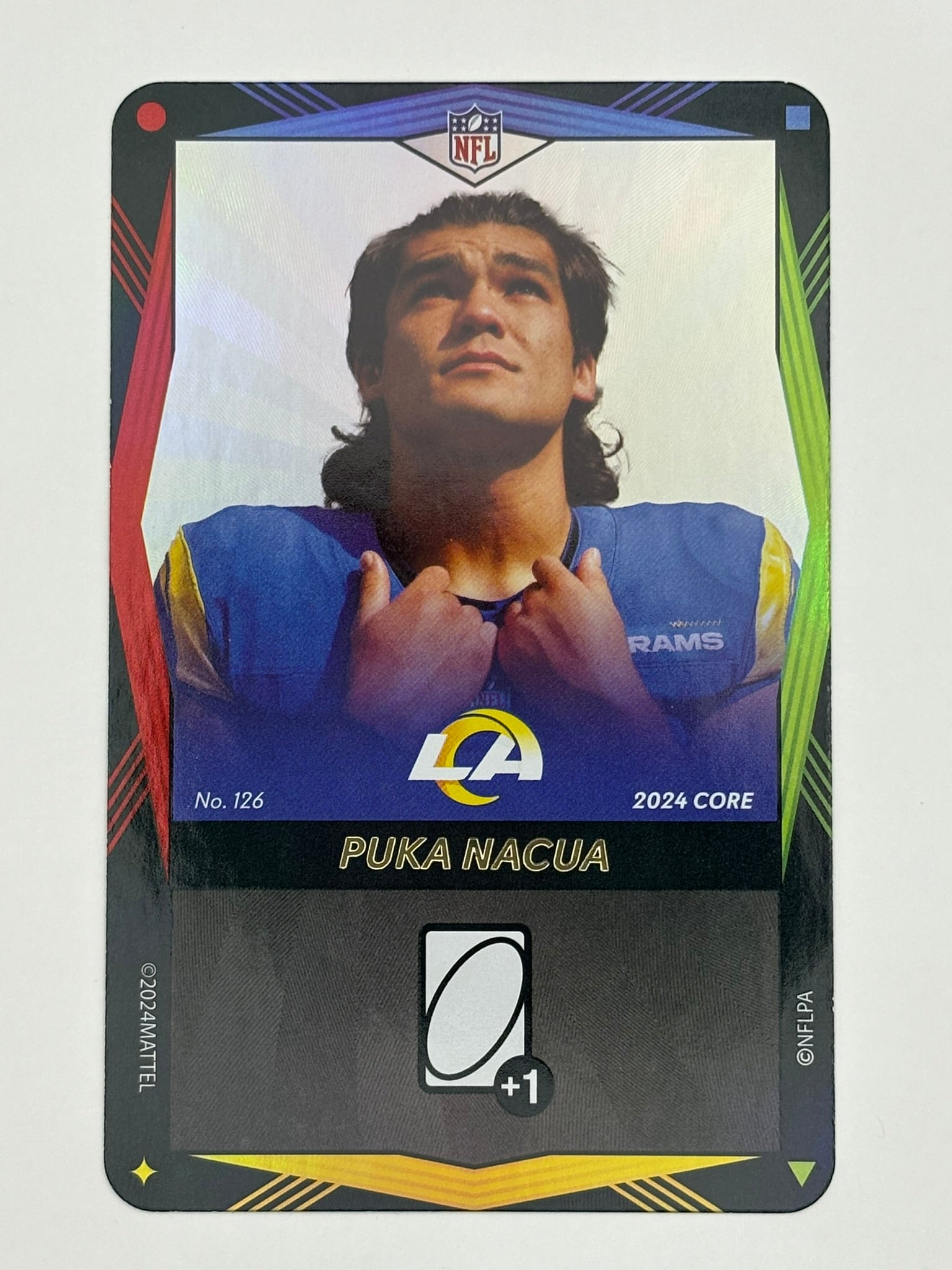 Puka Nacua UNO ELITE NFL VeeCon Exclusive GOLD Foil SP LE Rams – Great ...