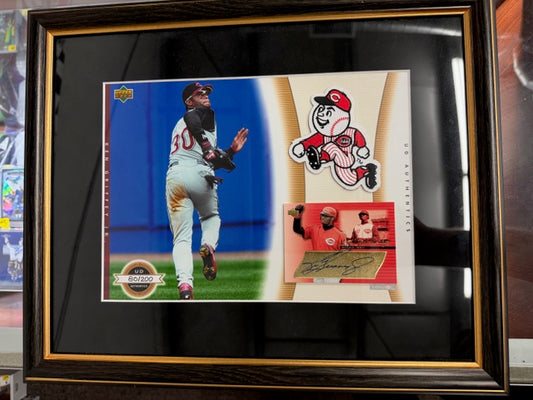 2003 UD Authentics Framed Signed Auto Ken Griffey Jr. /200