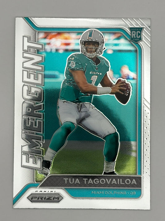 2020 Prizm Emergent Tua Tagovailoa Rookie