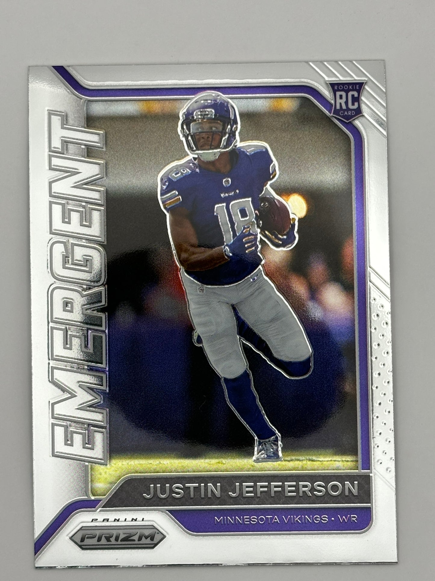 2020 Prizm Emergent Justin Jefferson Rookie