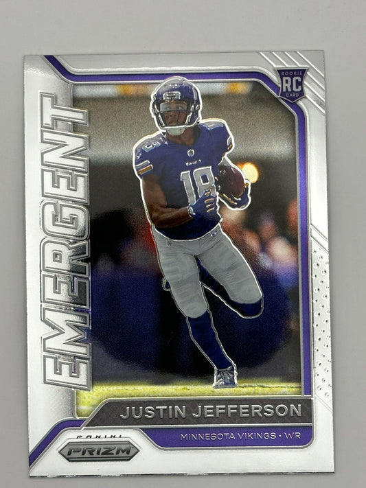 2020 Prizm Emergent Justin Jefferson Rookie