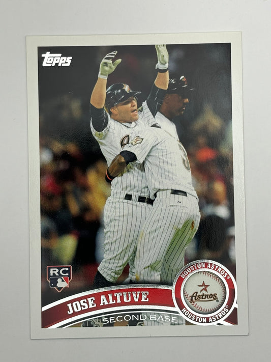 2011 Topps Update Jose Altuve Rookie RC Houston Astros #US132
