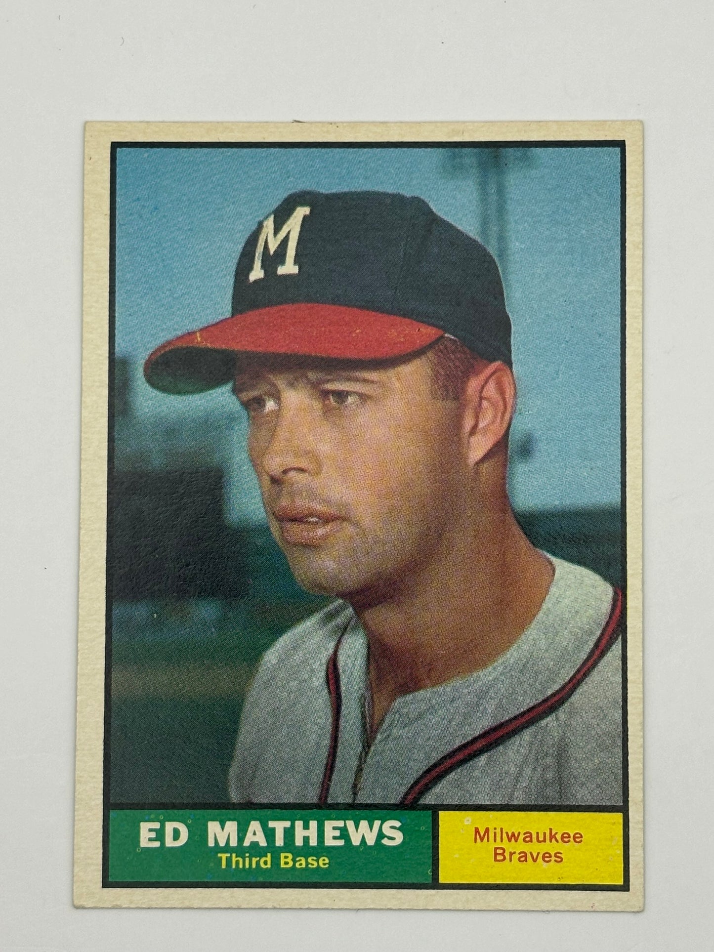 Ed Mathews 1961 Topps 120 Braves