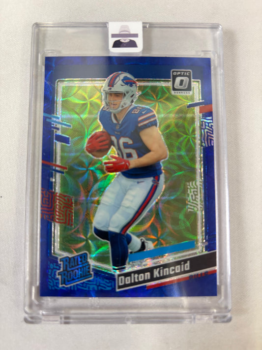 2023 Panini Donruss Optic - Rated Rookie Blue Scope Dalton Kincaid (RC)