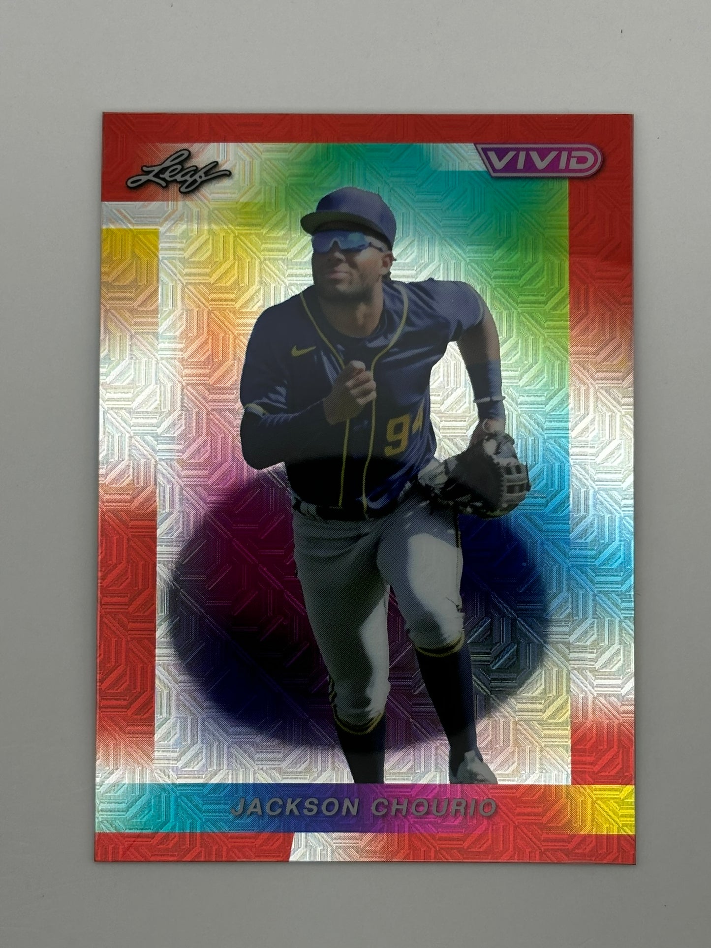 2023 Leaf Vivid Jackson Chourio Mojo /8