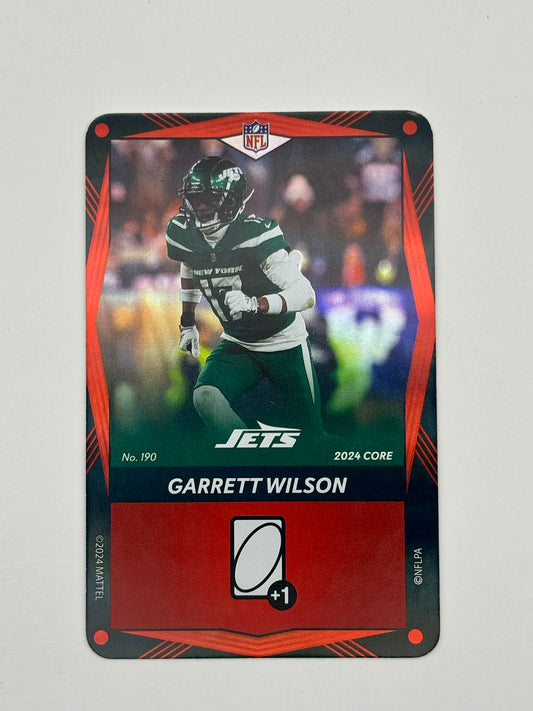 UNO Elite NFL Garrett Wilson Red Foil