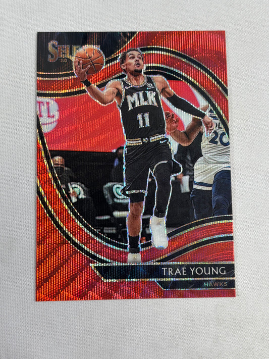 2020-21 Select Trae Young Red Wave