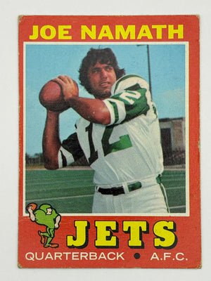 1971 Topps JOE NAMATH #250 Card New York Jets HOF