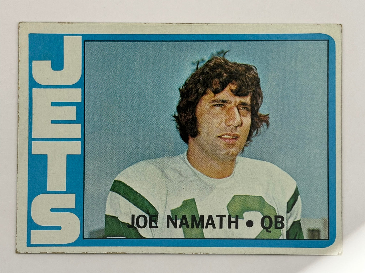 1972 Topps Football Joe Namath #100 New York Jets