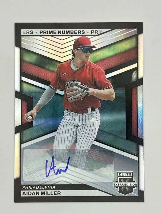 2023 Elite Extra Edition Aidan Miller Prime Numbers Auto /200