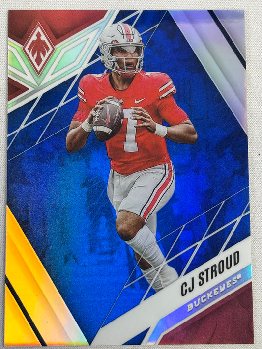 CJ Stroud 2023 Panini Chronicles Draft Picks Phoenix Blue #2 /99 RC