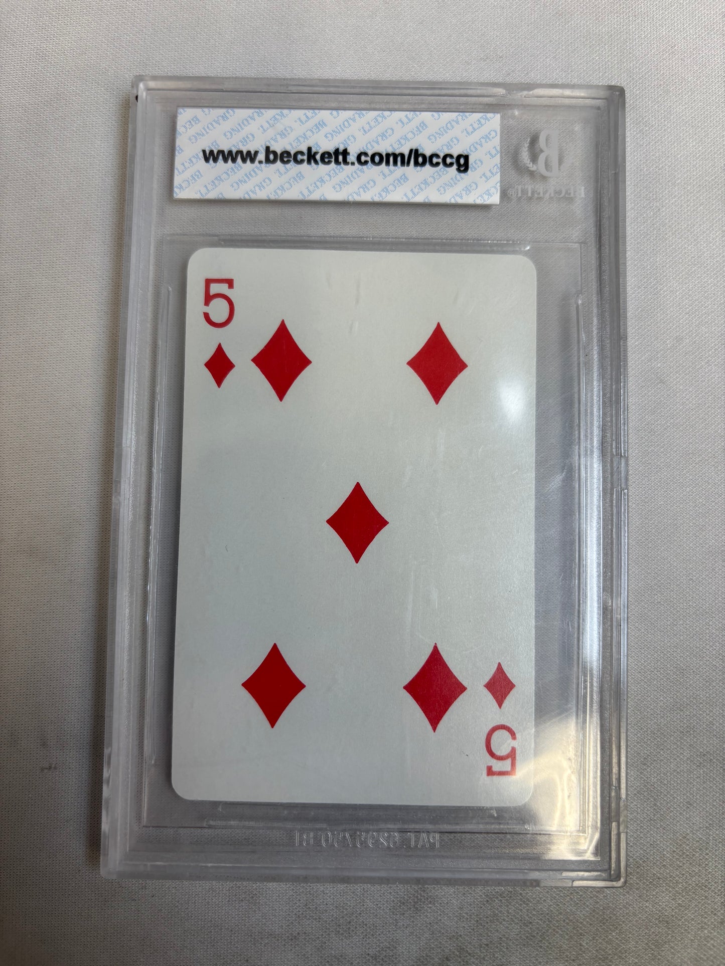 1978 Landsman Sports Deck Division #5D Lou Gehrig Five of Diamonds BCCG Beckett 10 Mint or Better