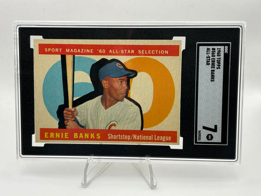 1960 Topps Ernie Banks ALL-STAR #560 SGC 7