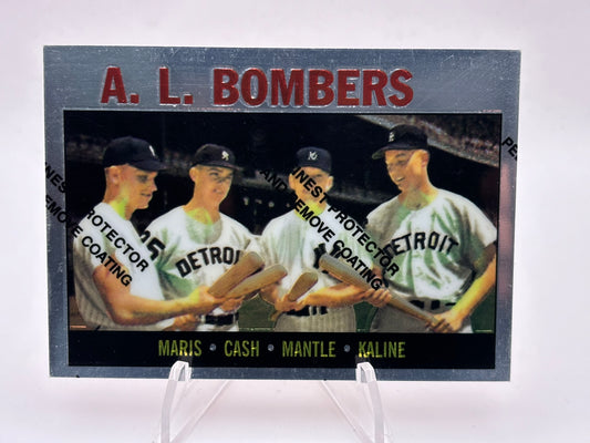 Mickey Mantle A.L. Bombers 1997 Topps Finest Reprint 331