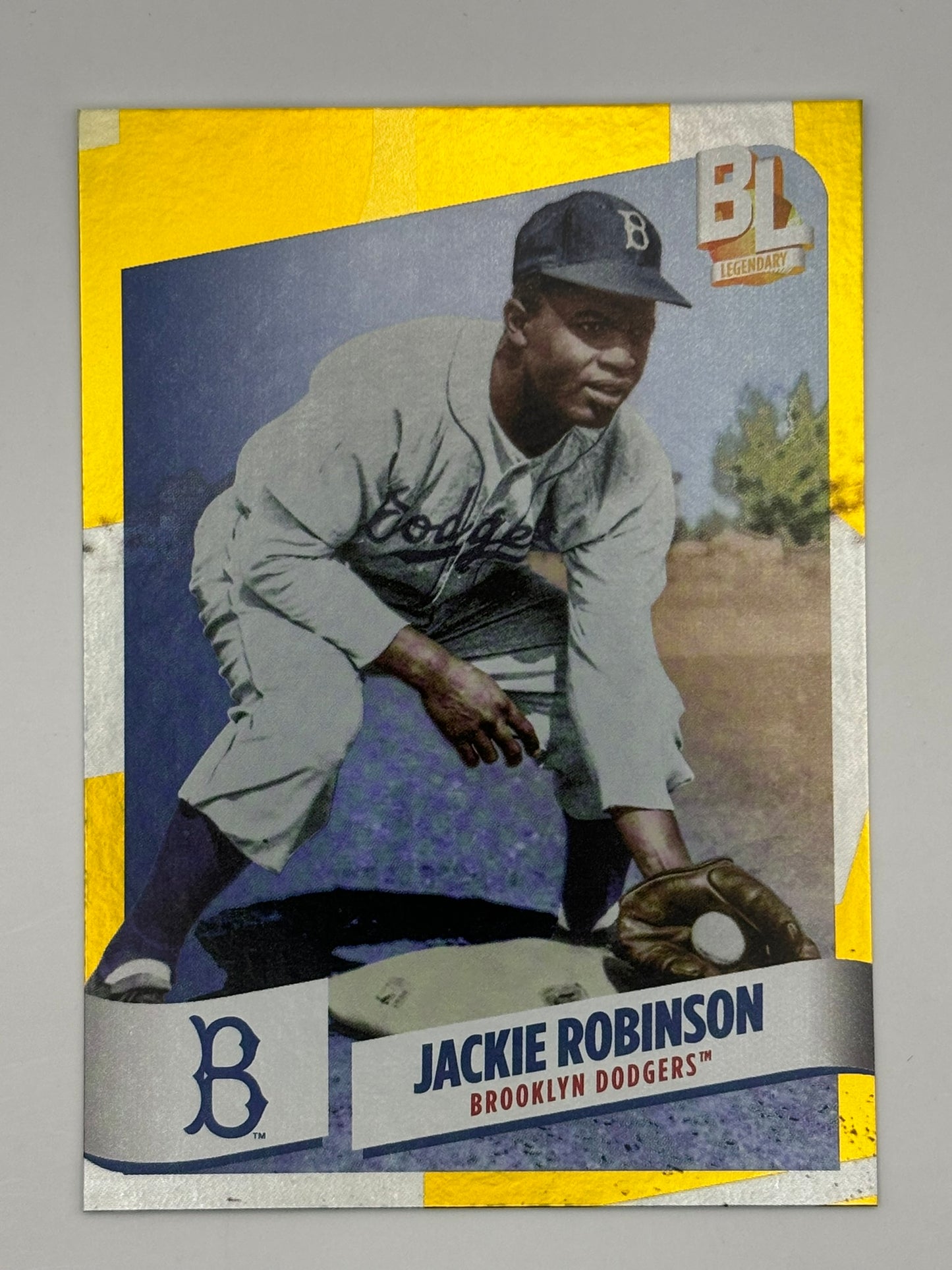 2024 Topps Big League Legendary Gold Foil SP #305 Jackie Robinson - Dodgers