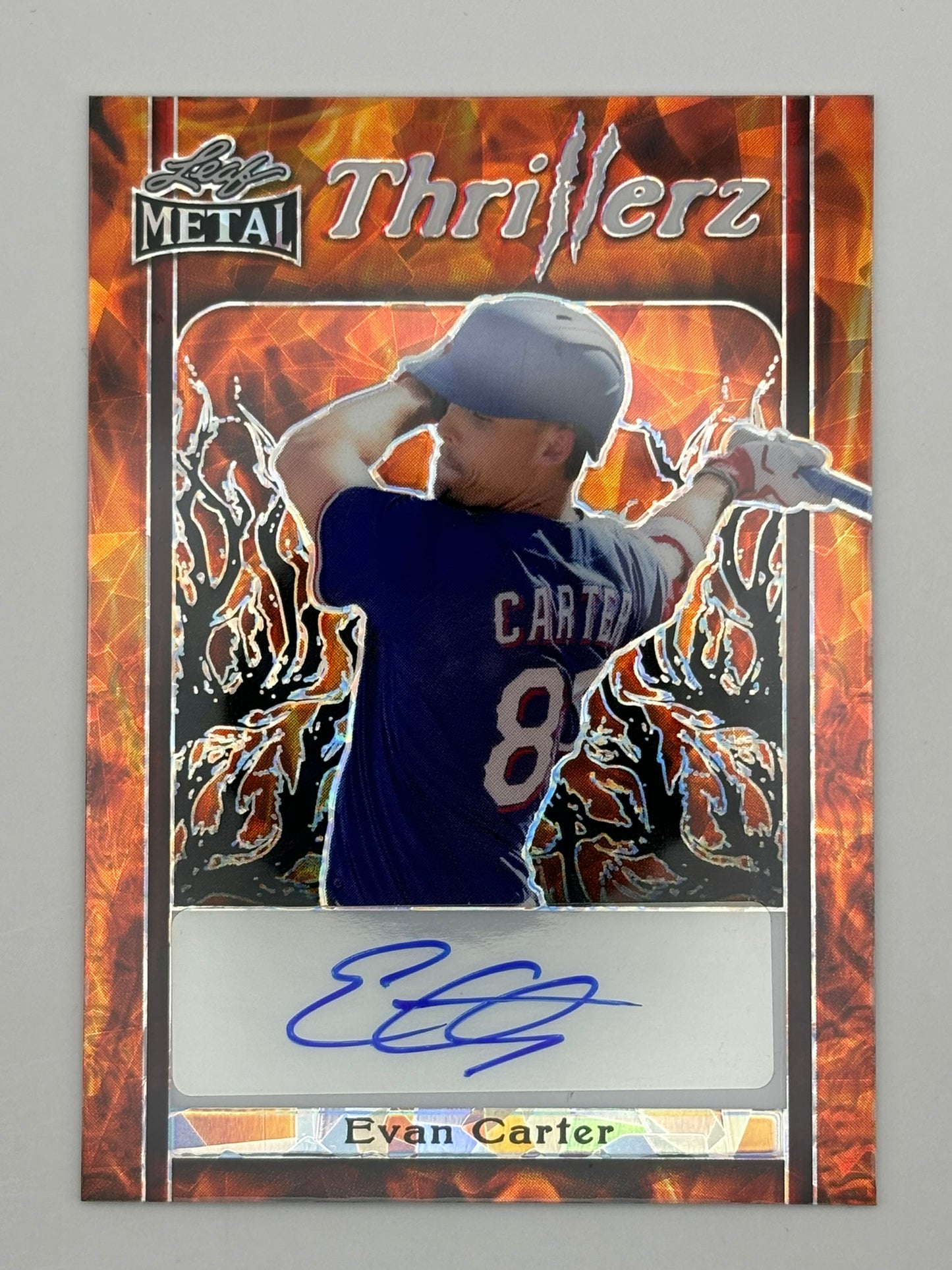 2023 LEAF METAL EVAN CARTER THRILLERZ AUTO 2/6