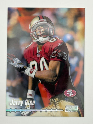 1999 Topps Stadium Club Chrome - Refractor #109 Jerry Rice 49ers