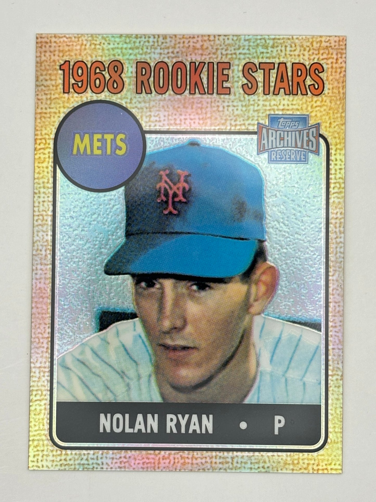 2001 Topps Archives Reserve Nolan Ryan Rookie Refractor