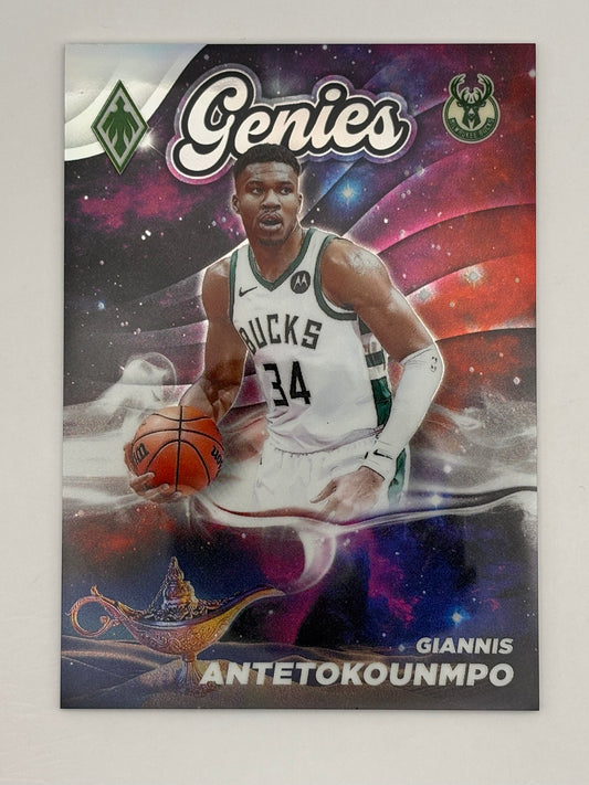 2023-24 Phoenix NBA Giannis Antetokounmpo Genies SSP Case Hit