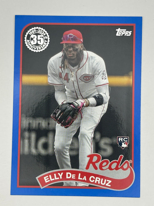 2024 Topps Update Elly De La Cruz Blue Border Rookie RC Reds