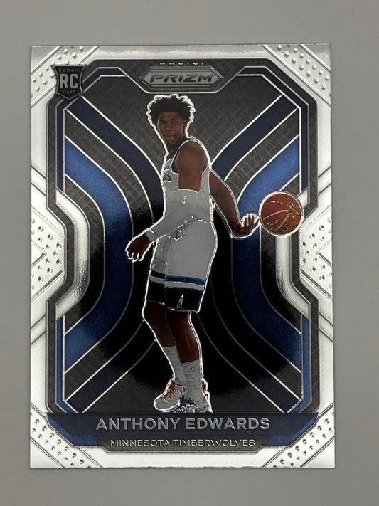 2020 Anthony Edwards #258 RC Rookie Card Panini Prizm Minnesota Timberwolves RC