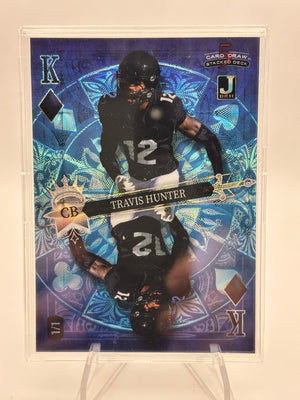 Travis Hunter 2023 Wild Card Draw Blue Holo Rookie 1/1