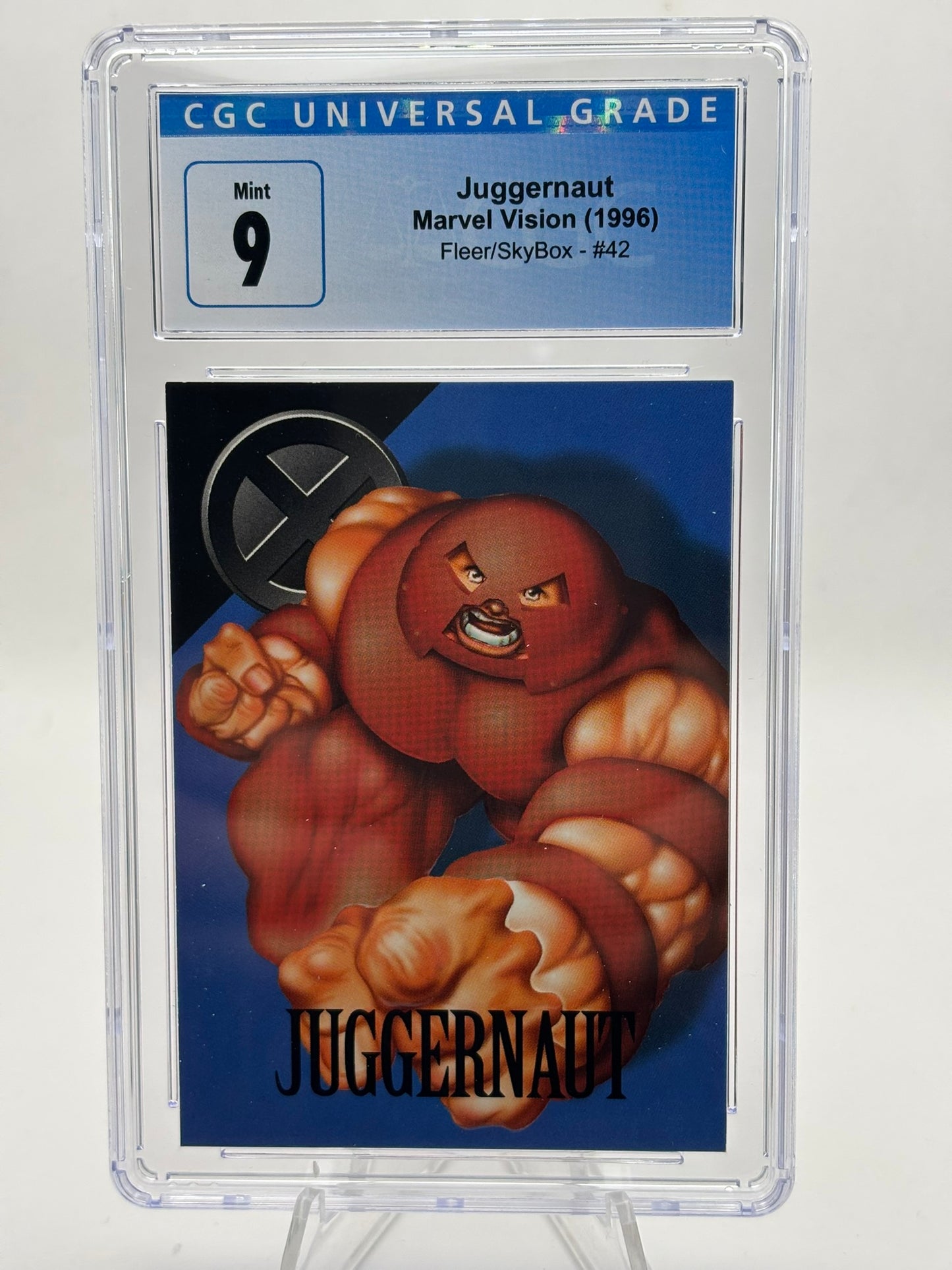 1996 Marvel Vision Juggernaut CGC 9