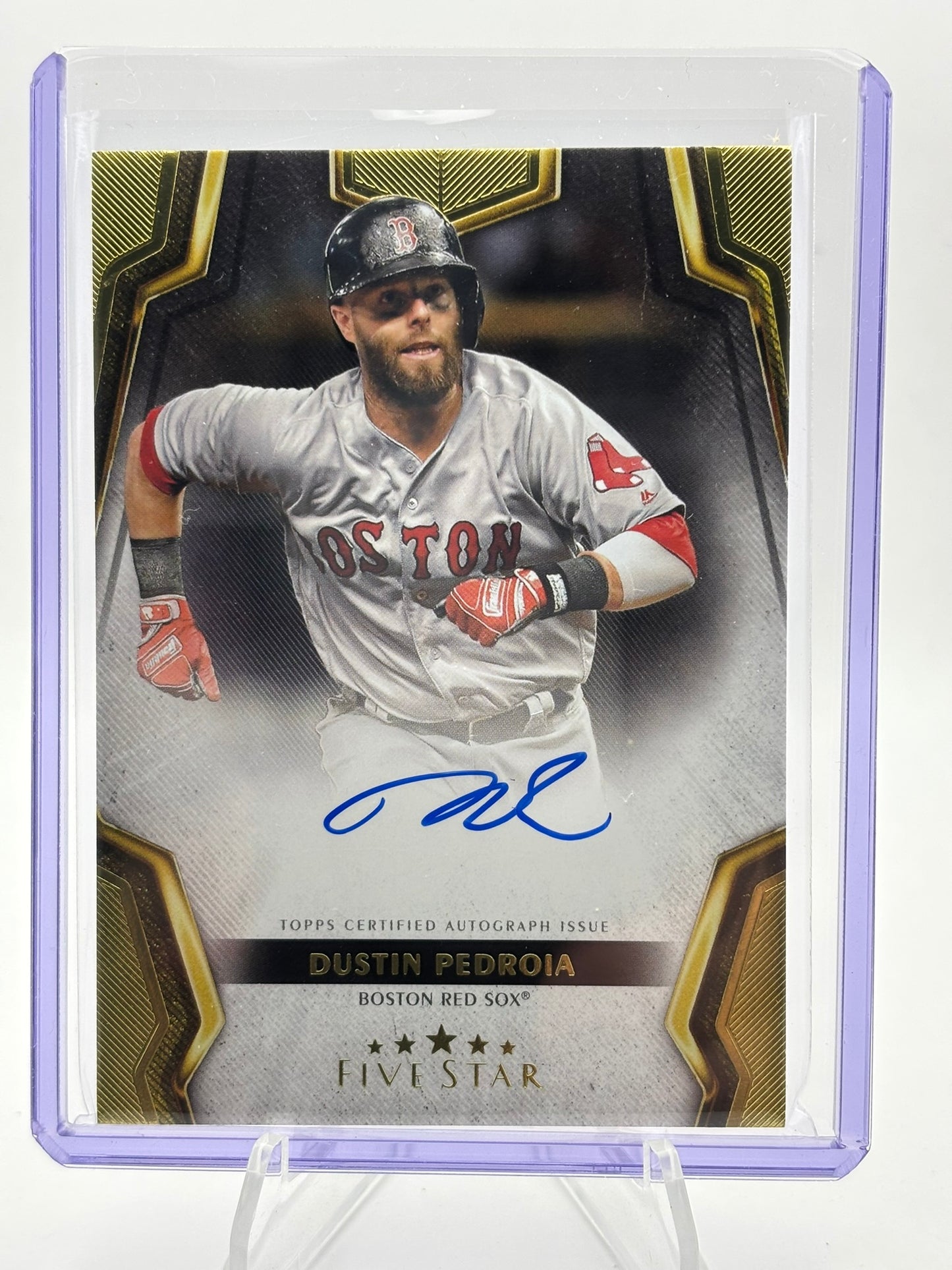 2024 Topps Five Star Dustin Pedroia On Card Auto RED SOX